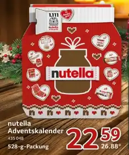 Selgros nutella Adventskalender Angebot