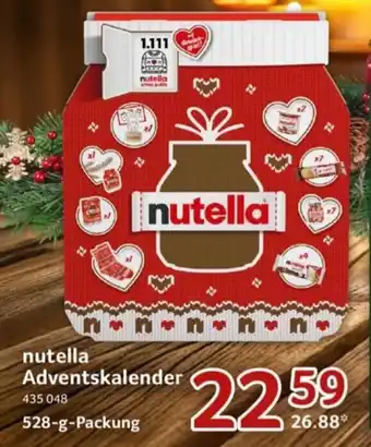 Nutella Adventskalender