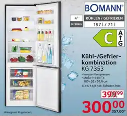 Selgros BOMANN Kühl-/Gefrierkombination KG 7353 Angebot