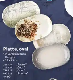 Selgros Platte, oval Angebot