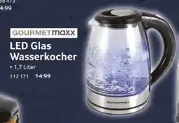 Selgros LED Glas Wasserkocher GOURMETmaxx Angebot