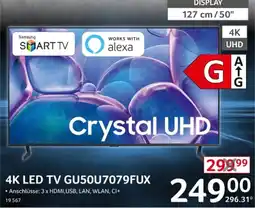 Selgros Samsung 4K LED TV GU50U7079FUX Angebot