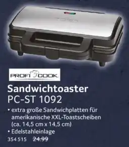 Selgros PROFI COOK Sandwichtoaster Angebot