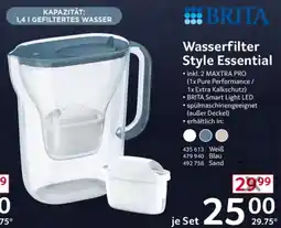 Selgros BRITA Wasserfilter Style Essential Angebot