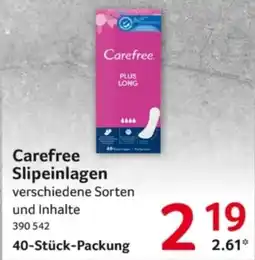 Selgros Carefree Slipeinlagen Angebot