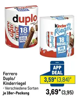 METRO Ferrero Duplo/Kinderriegel Angebot