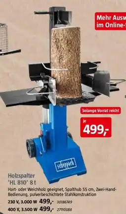 Bauhaus Holzspalter 'HL 810' 8 t Angebot