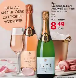 Selgros Illys Crémant de Loire AOC Weiß oder Rosé Angebot