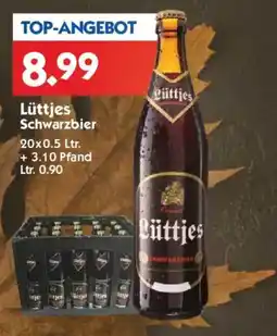 Hol'ab Getränkemarkt Lüttjes Schwarzbier Angebot