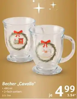 Selgros Becher „Cavallo“ Angebot