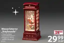Selgros Wasserlaterne „Telefonzelle“ Angebot