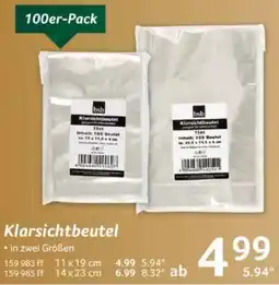 Selgros Klarsichtbeutel bsb Angebot