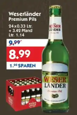 Hol'ab Getränkemarkt Weserländer Premium Pils Angebot