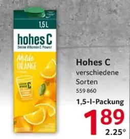 Selgros Hohes C Milde ORANGE Angebot