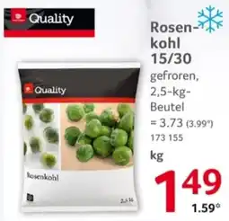 Selgros Quality Rosenkohl Angebot