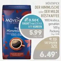 Edeka Struve MÖVENPICK DER HIMMLISCHE RÖSTKAFFEE Angebot