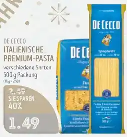 Edeka Struve DE CECCO ITALIENISCHE PREMIUM-PASTA Angebot