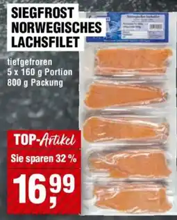 Handelshof SIEGFROST NORWEGISCHES LACHSFILET Angebot