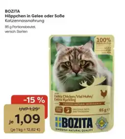 Zoo & Co BOZITA Häppchen in Gelee oder Soße Angebot