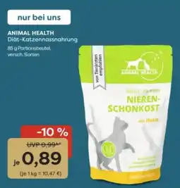 Zoo & Co ANIMAL HEALTH Diät-Katzen Nassnahrung Angebot