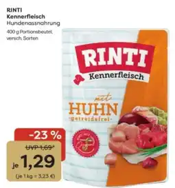 Zoo & Co RINTI Kennerfleisch Hundenassnahrung Angebot