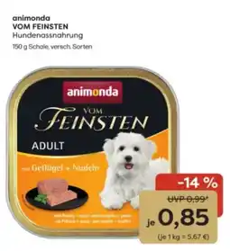 Zoo & Co animonda VOM FEINSTEN Hundennassnahrung Angebot