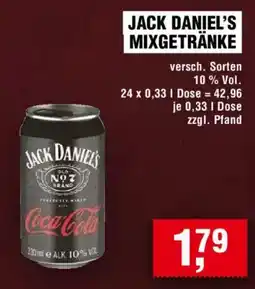 Handelshof Jack Daniel's Mixgetränke Angebot