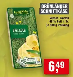 Handelshof Grünländer Schnittkäse Angebot