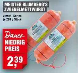 Handelshof MEISTER BLUMBERG'S ZWIEBELMETTWURST Angebot