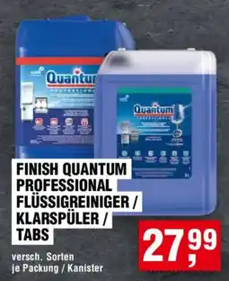 Handelshof Finish Quantum Professional Flüssigreiniger / Klarspüler / Tabs Angebot