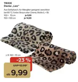 Zoo & Co TRIXIE Decke „Leo“ Angebot