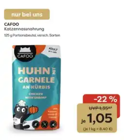 Zoo & Co CAFOO Huhn mit Garnelen an Kürbis Angebot