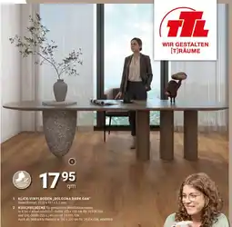 TTL Klick-Vinylboden "Bologna Dark Oak" Angebot