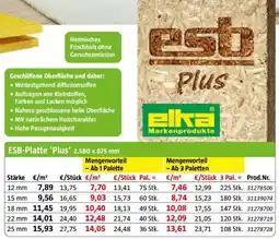 Bauhaus ESB-Platte 'Plus' Angebot