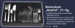 Selgros Besteckset ,,Madrid", 31-tlg. Angebot