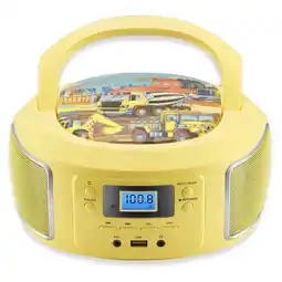 Netto Marken-Discount Cyberlux tragbarer Kinder CD-Player CD/MP3 USB Kinder Radio gelb Angebot