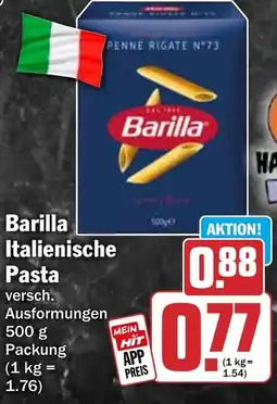 HIT Barilla Italienische Pasta Angebot