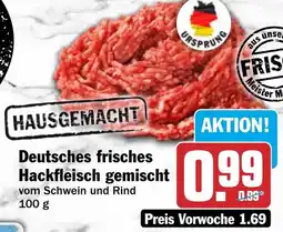 HIT HAUSGEMACHT Deutsches frisches Hackfleisch gemischt Angebot