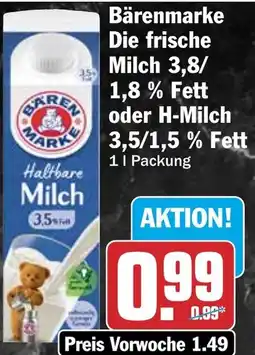 HIT Bärenmarke Haltbare Milch Angebot