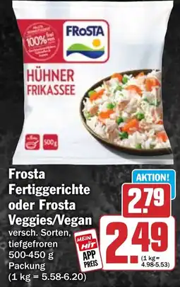 HIT Frosta Fertiggerichte oder Frosta Veggies/Vegan Angebot