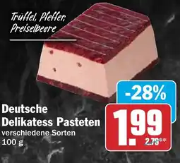 HIT Deutsche Delikatess Pasteten Angebot