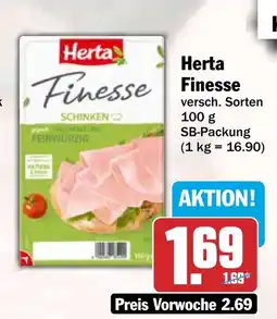 HIT Herta Finesse Schinken Angebot