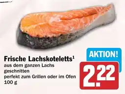 HIT Frische Lachskoteletts Angebot