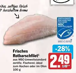 HIT Frisches Rotbarschfilet Angebot
