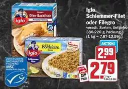 HIT iglo Schlemmer-Filet Angebot