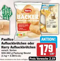 HIT Harry Aufbackbrötchen Angebot