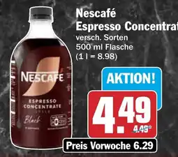 HIT Nescafé Espresso Concentrate Angebot
