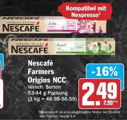 HIT Nescafé Farmers Origins NCC Angebot