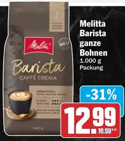 HIT Melitta Barista ganze Bohnen Angebot