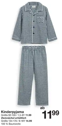 Zeeman Kinderpyjama Angebot